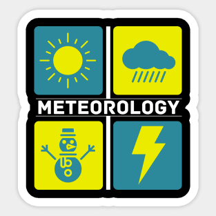 Funny Weather Forecasting Gifts - Meteorology Sticker